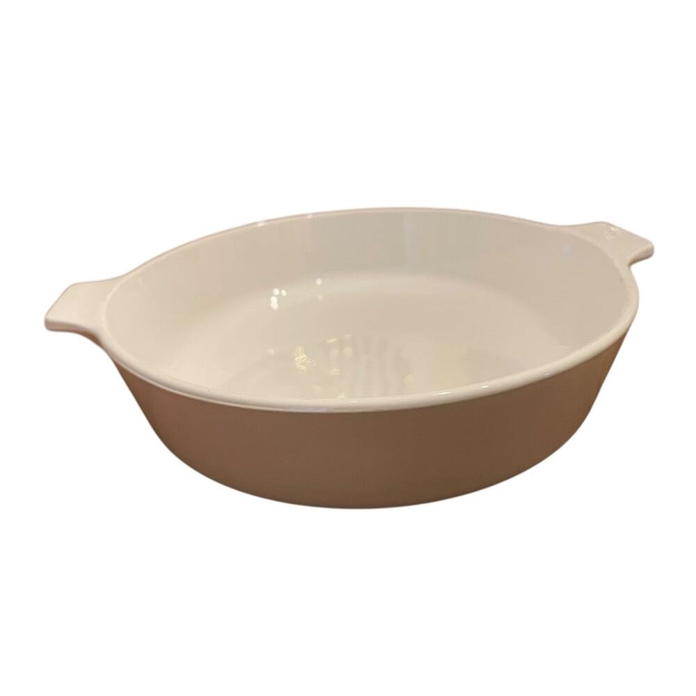 Vintage Corning Ware 8.5" Baking Dish Made in USA P-708.1/2-B No Lid White